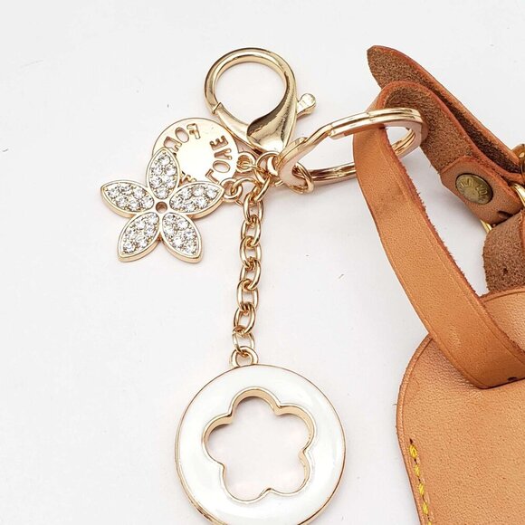 Authentic Louis Vuitton Luggage tag with Unbranded Keychain, Keycharm 121425 - Picture 5 of 7